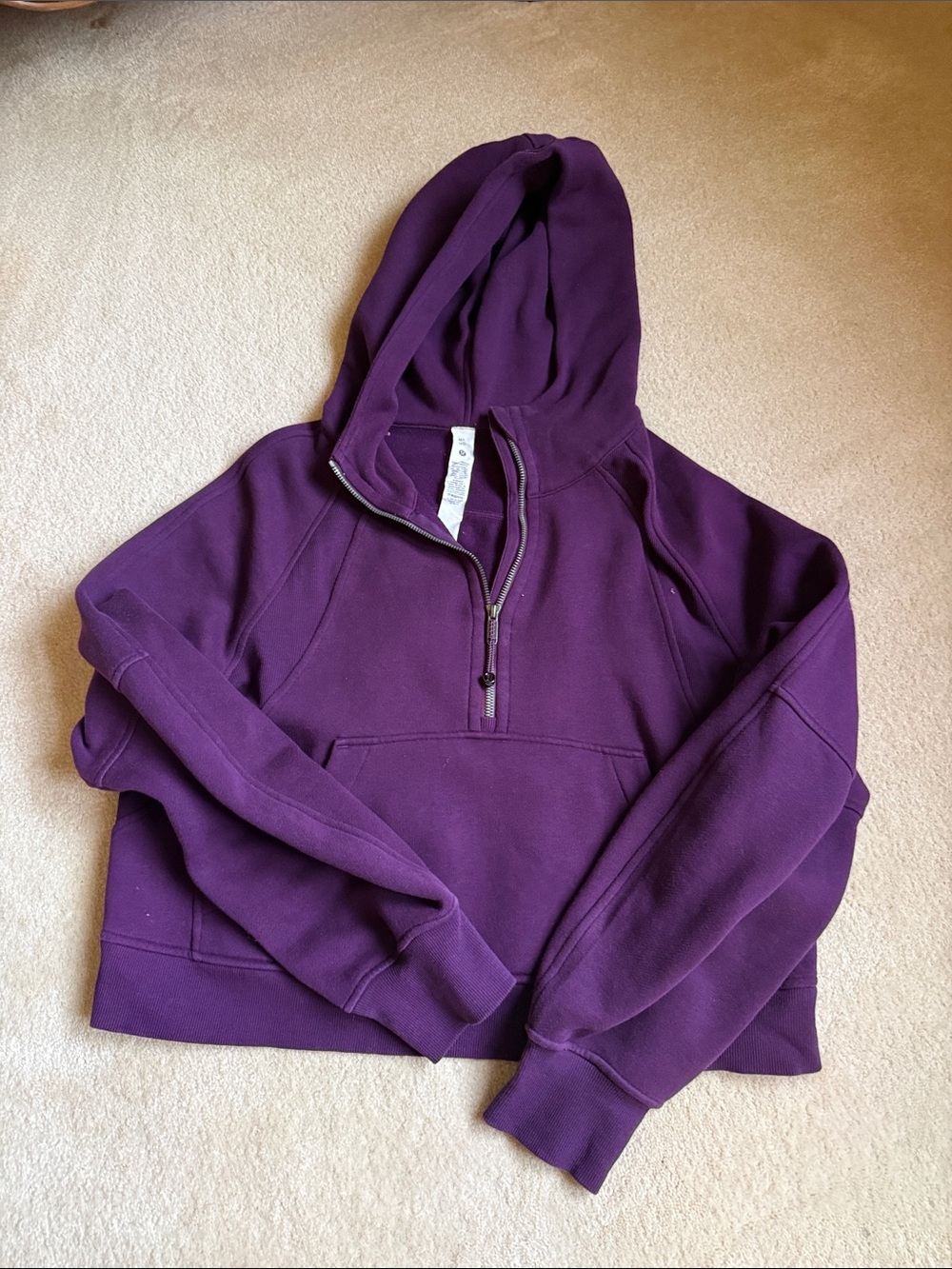 LULULEMON scuba half-zip m/l